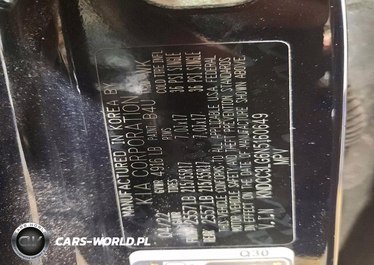2022 Kia Niro Ev S VIN:KNDCC3LG6N5160649 - 13