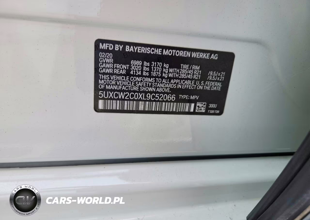 2020 BMW X7 xDrive40I VIN:5UXCW2C0XL9C52066 - 13
