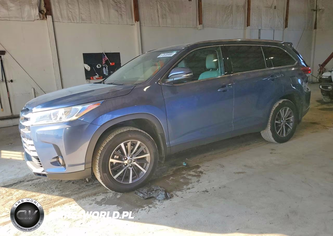 2019 Toyota Highlander Xle VIN:5TDJZRFH2KS732884 - 1