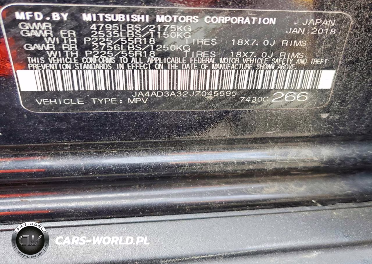 2018 Mitsubishi Outlander Se VIN:JA4AD3A32JZ045595 - 13