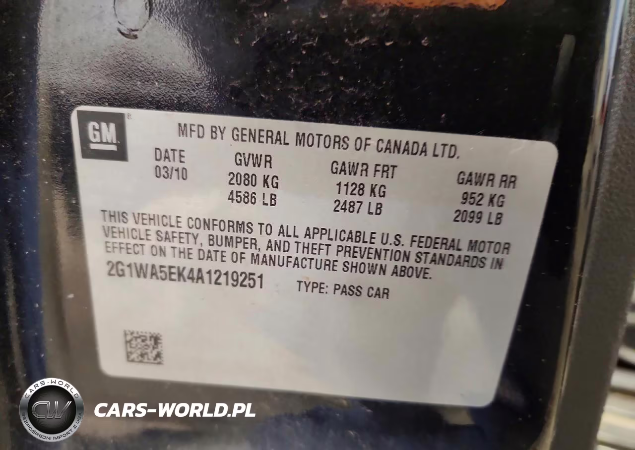 2010 Chevrolet Impala Ls VIN:2G1WA5EK4A1219251 - 12