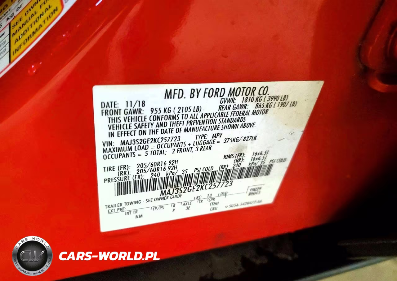 2019 Ford Ecosport Se VIN:MAJ3S2GE2KC257723 - 13