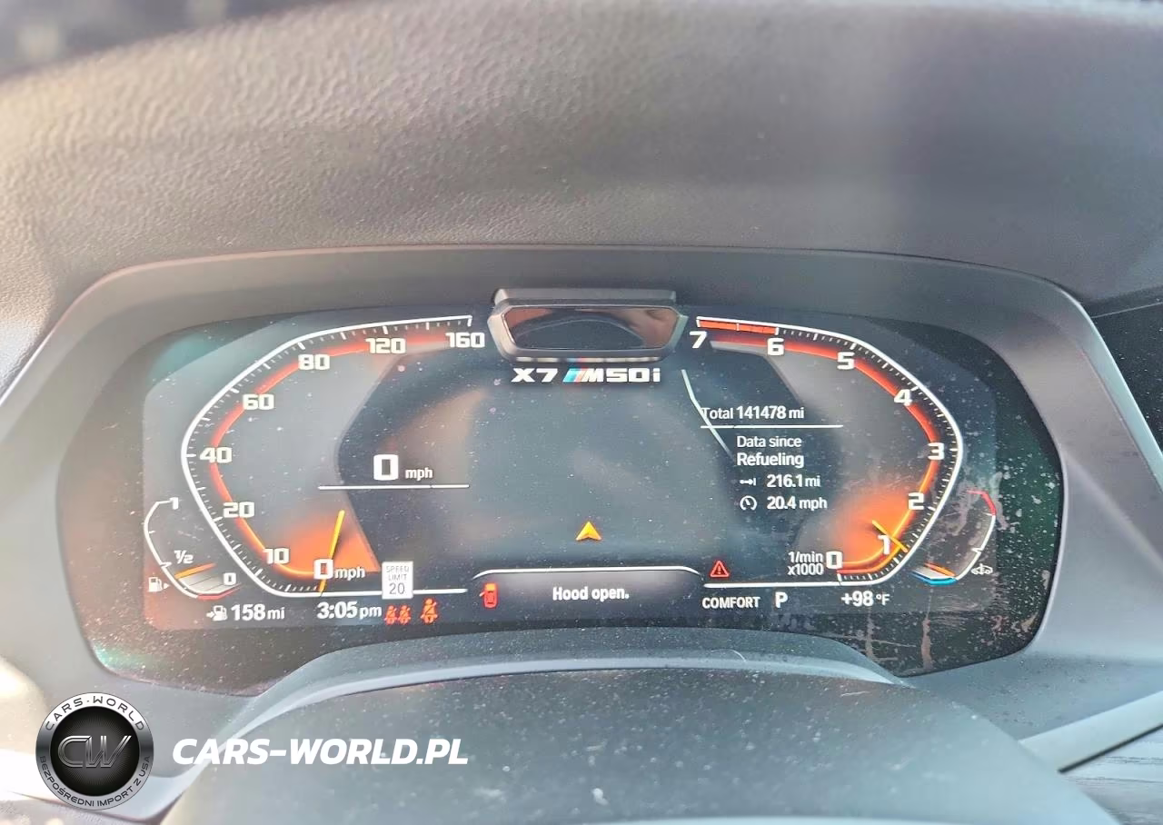 2022 BMW X7 M50I VIN:5UXCX6C0XN9M42616 - 9