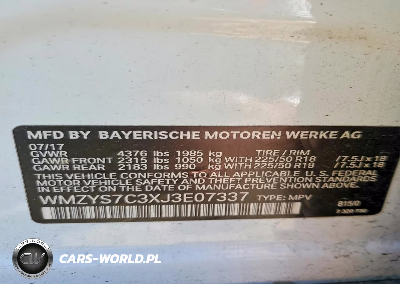 2018 Mini Cooper Countryman VIN:WMZYS7C3XJ3E07337 - 12