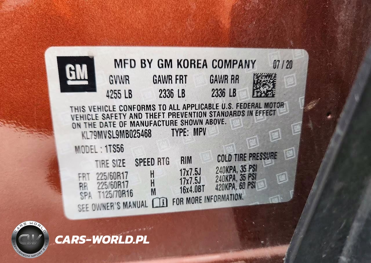 2021 Chevrolet Trailblazer Activ VIN:KL79MVSL9MB025468 - 13