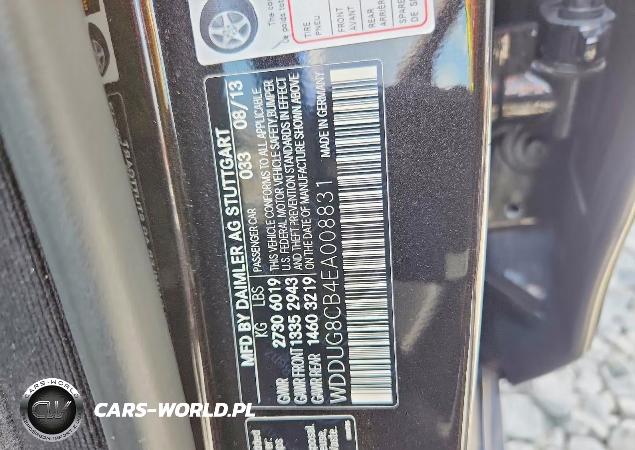 2014 Mercedes-Benz S 550 VIN:DDUG8CB4EA008831 - 12