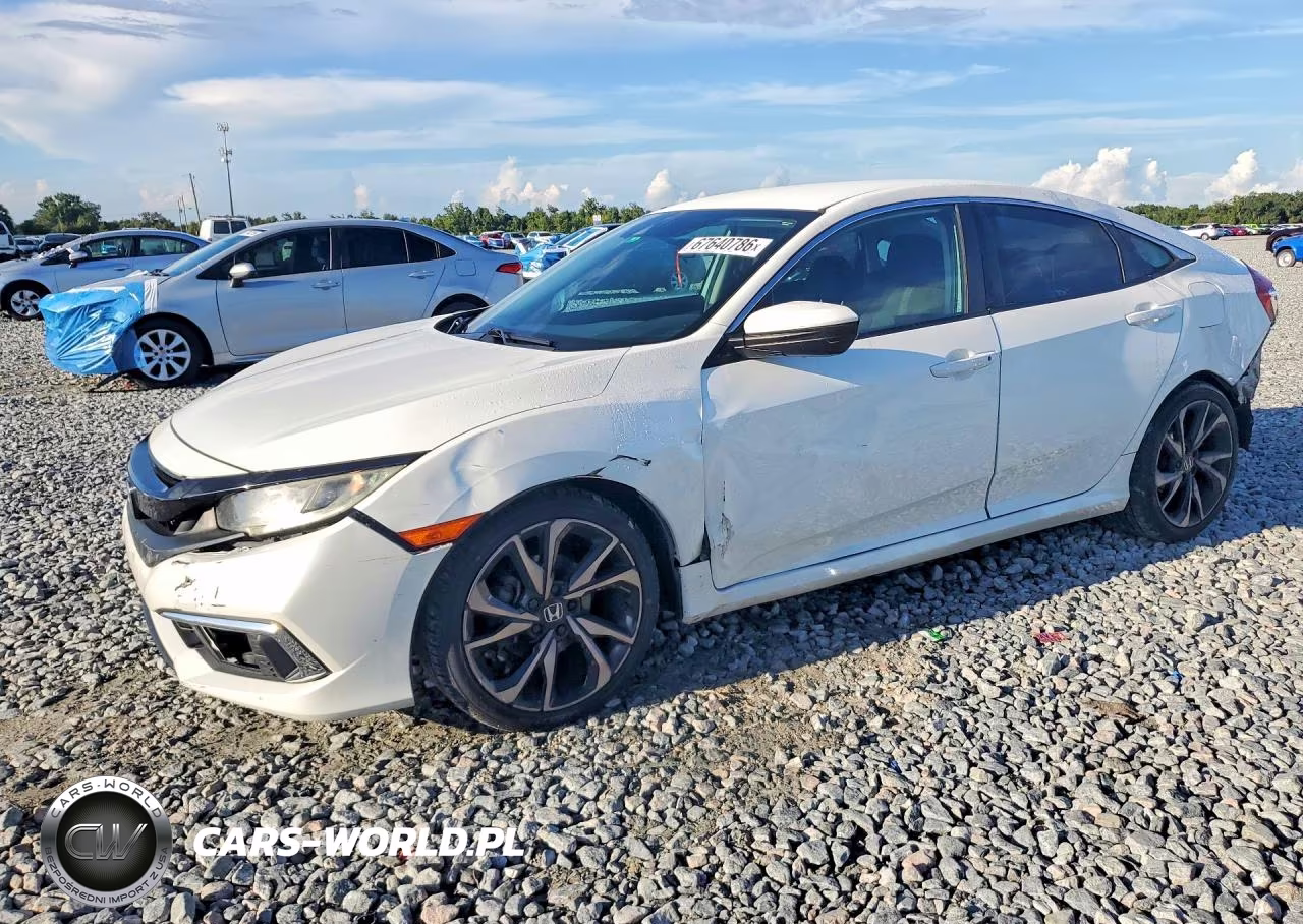 2019 Honda Civic Lx VIN:19XFC2F67KE038814 - 1