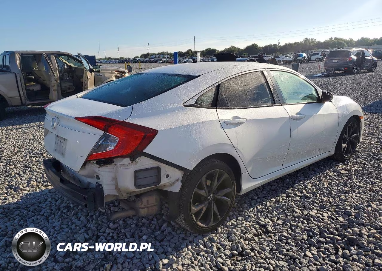 2019 Honda Civic Lx VIN:19XFC2F67KE038814 - 3