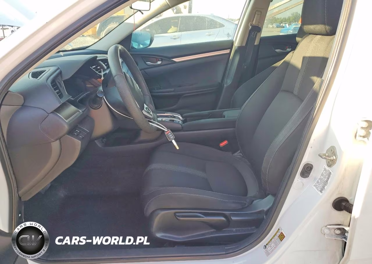 2019 Honda Civic Lx VIN:19XFC2F67KE038814 - 7