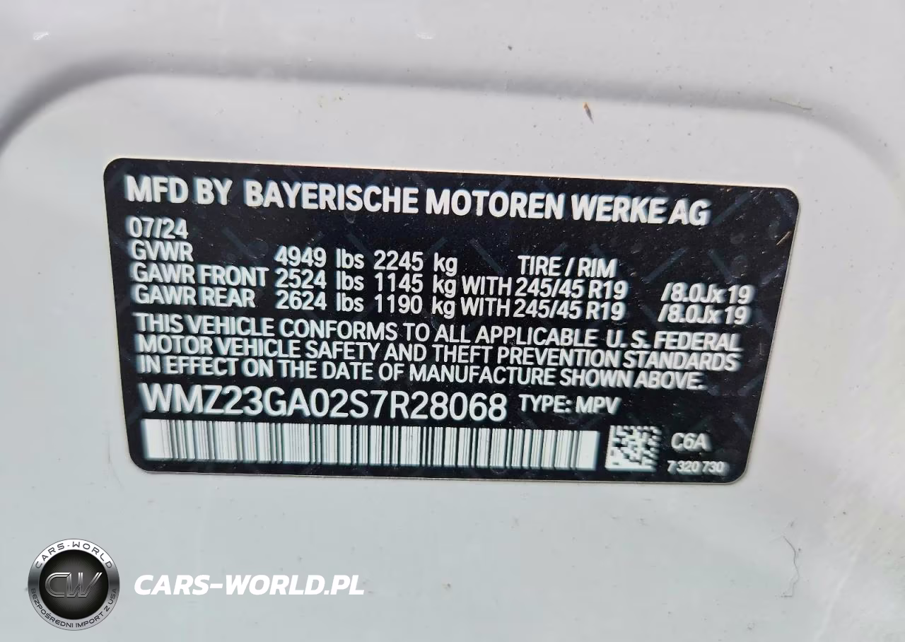 2025 Mini Countryman S All4 VIN:WMZ23GA02S7R28068 - 13