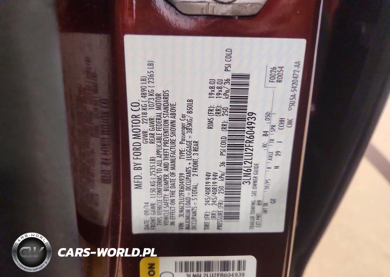 2015 Lincoln Mkz Hybrid VIN:3LN6L2LU2FR604939 - 12