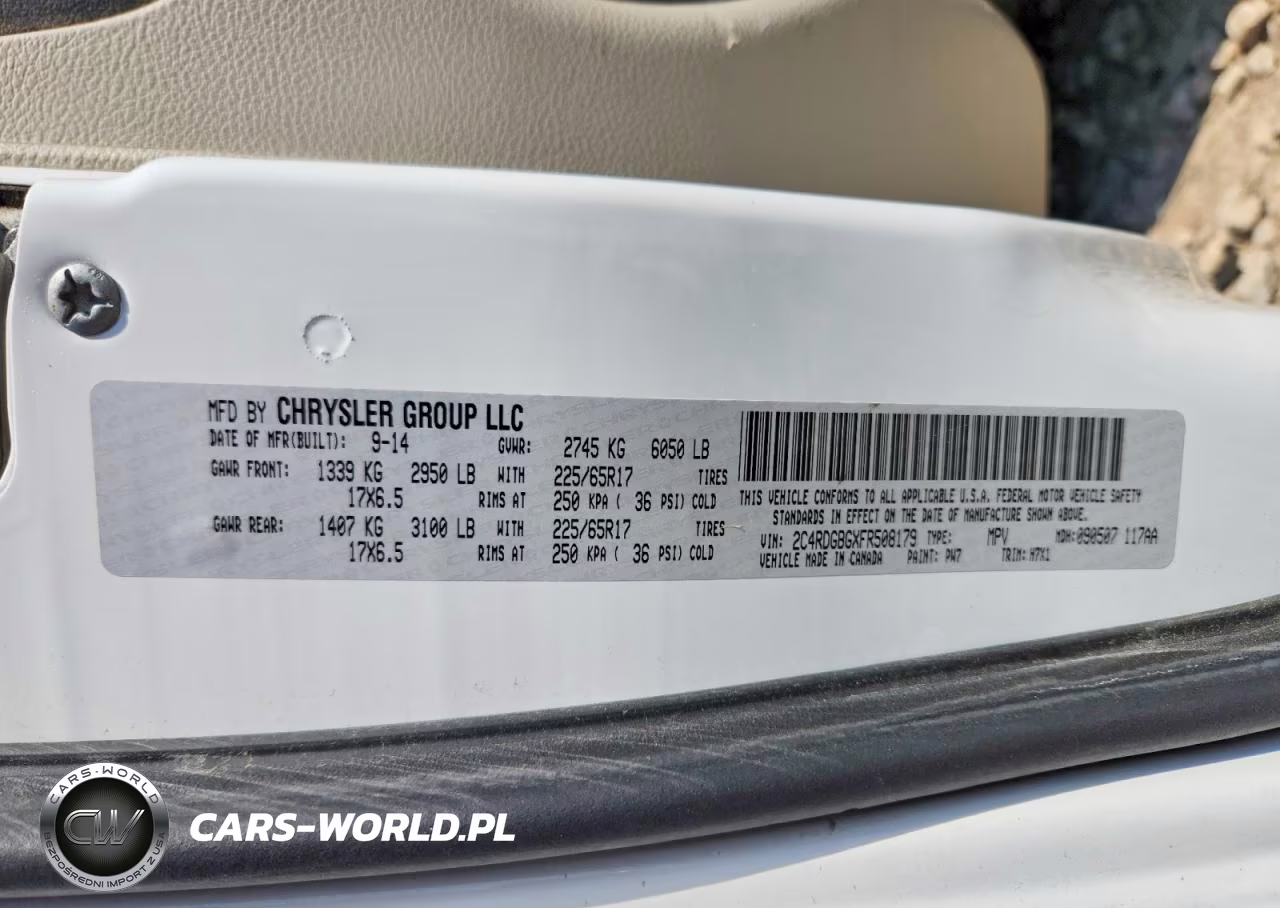 2015 Dodge Grand Caravan Se VIN:2C4RDGBGXFR508179 - 13