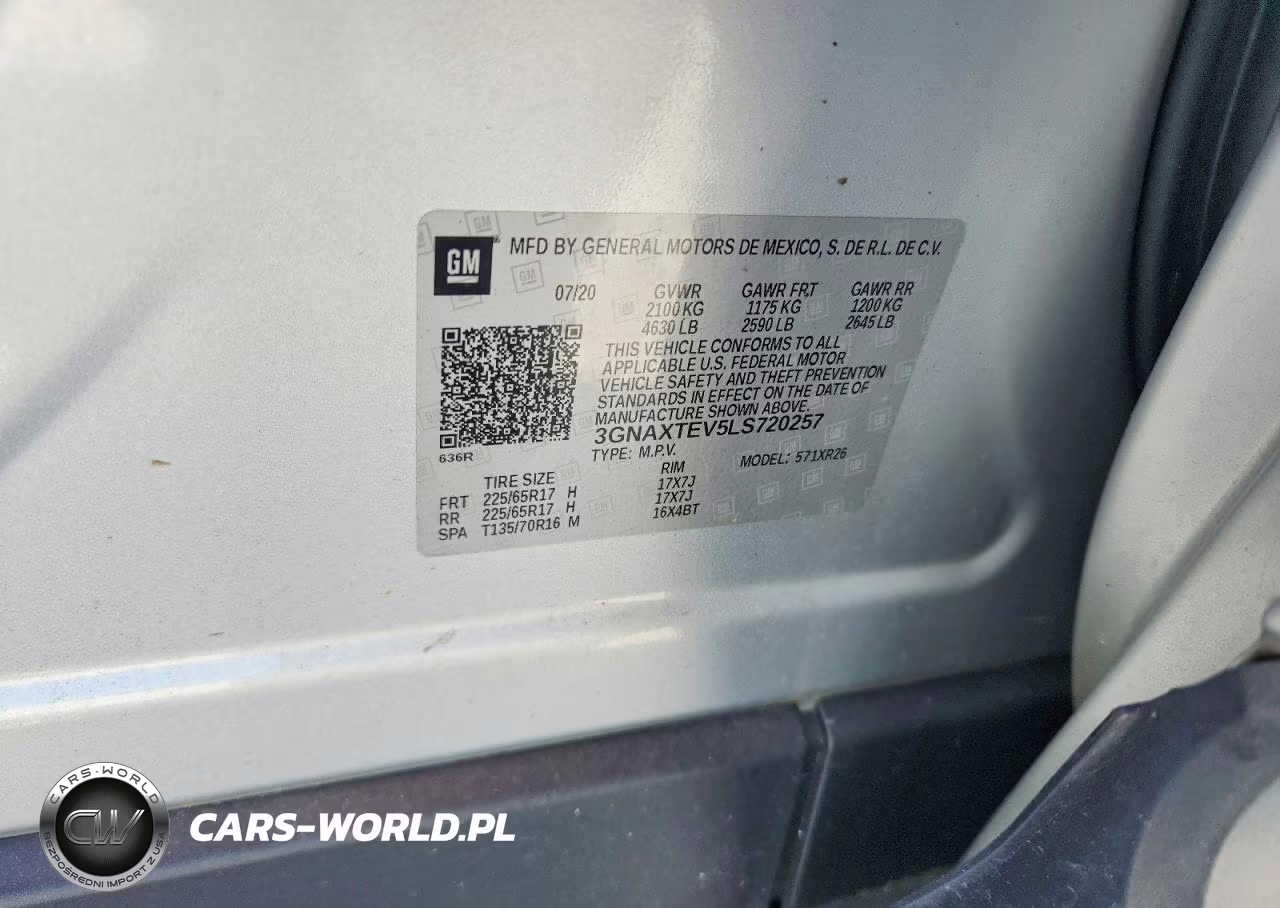 2020 Chevrolet Equinox Lt VIN:3GNAXTEV5LS720257 - 13