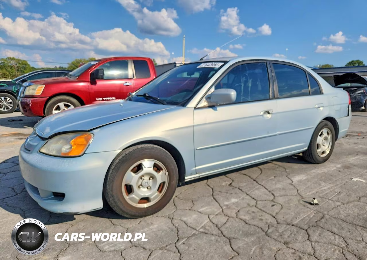 2003 Honda Civic Hybrid VIN:JHMES96673S013643 - 1