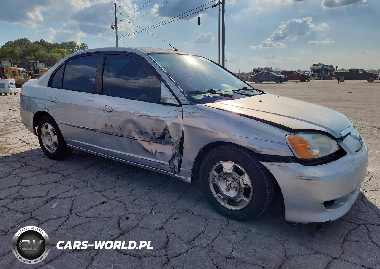 2003 Honda Civic Hybrid VIN:JHMES96673S013643 - 4