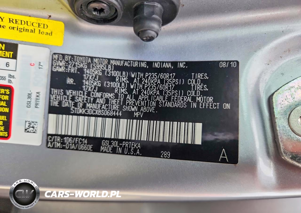 2011 Toyota Sienna Le VIN:5TDKK3DCXBS068444 - 14