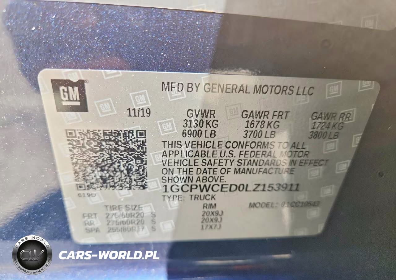 2020 Chevrolet Silverado C1500 Lt VIN:1GCPWCED0LZ153911 - 12