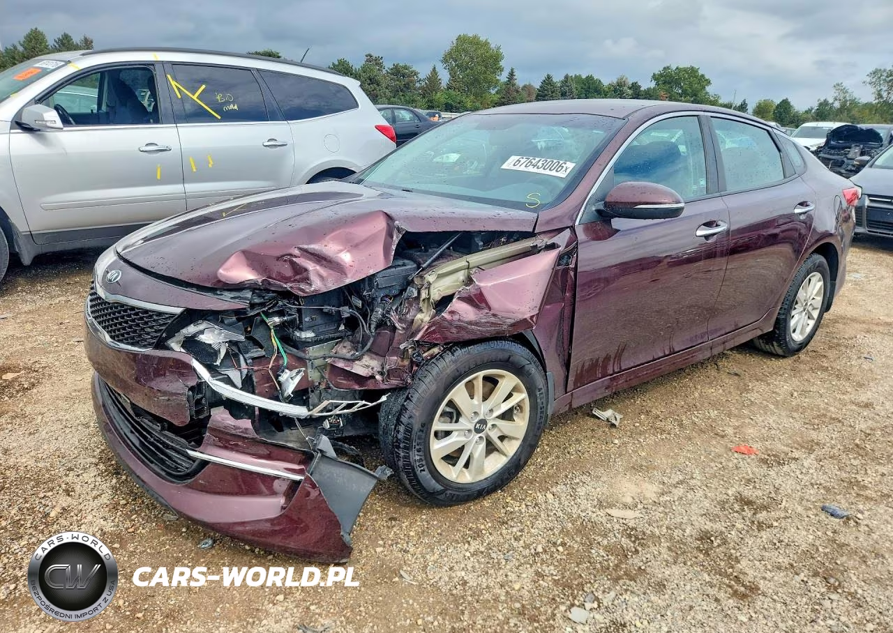 2016 Kia Optima Lx VIN:5XXGT4L39GG046583 - 1