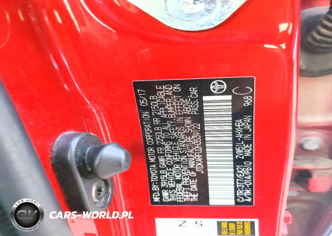 2017 Toyota Prius Three Touring VIN:JTDKARFU2H3539122 - 14