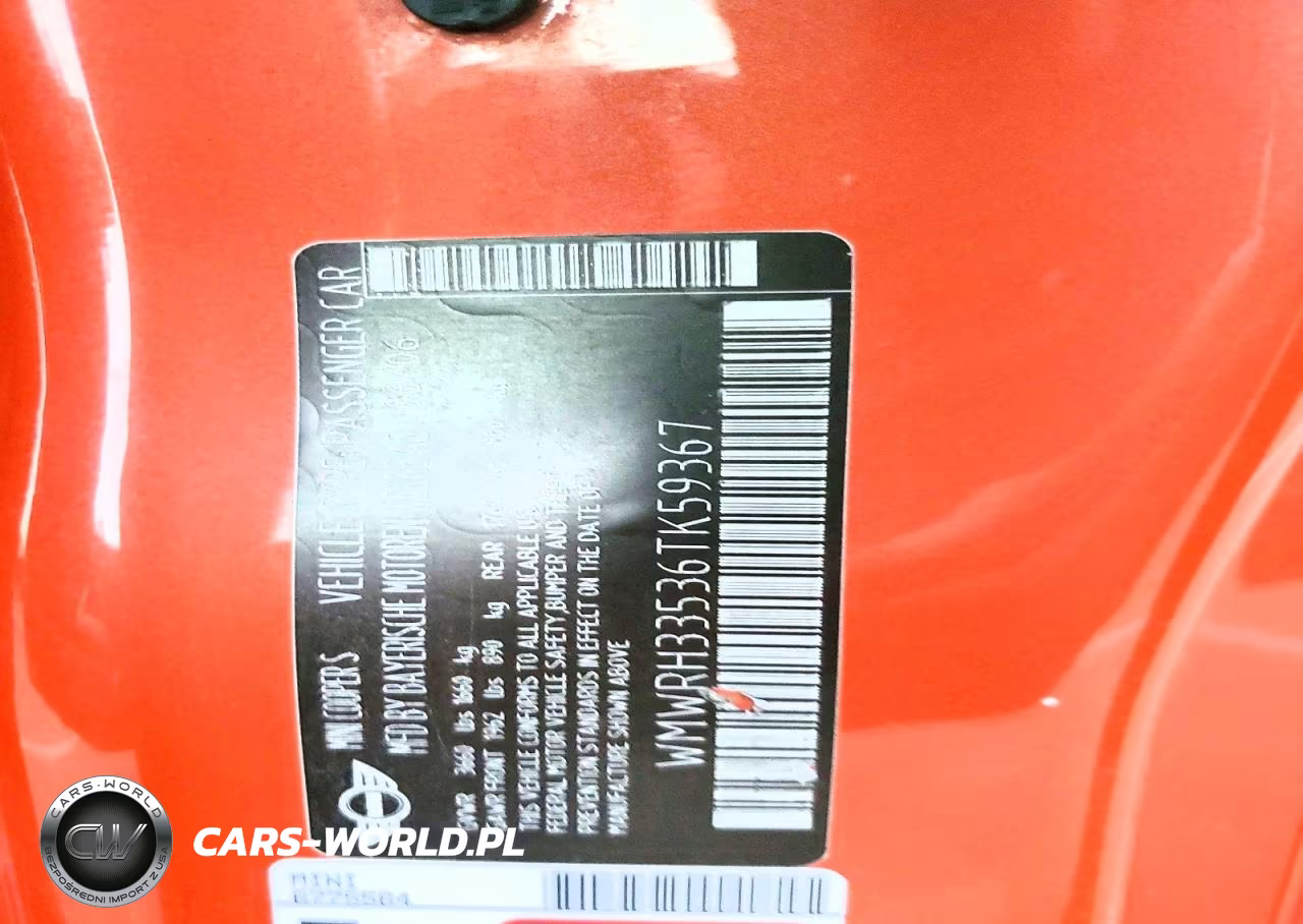 2006 Mini Cooper S VIN:WMWRH33536TK59367 - 12