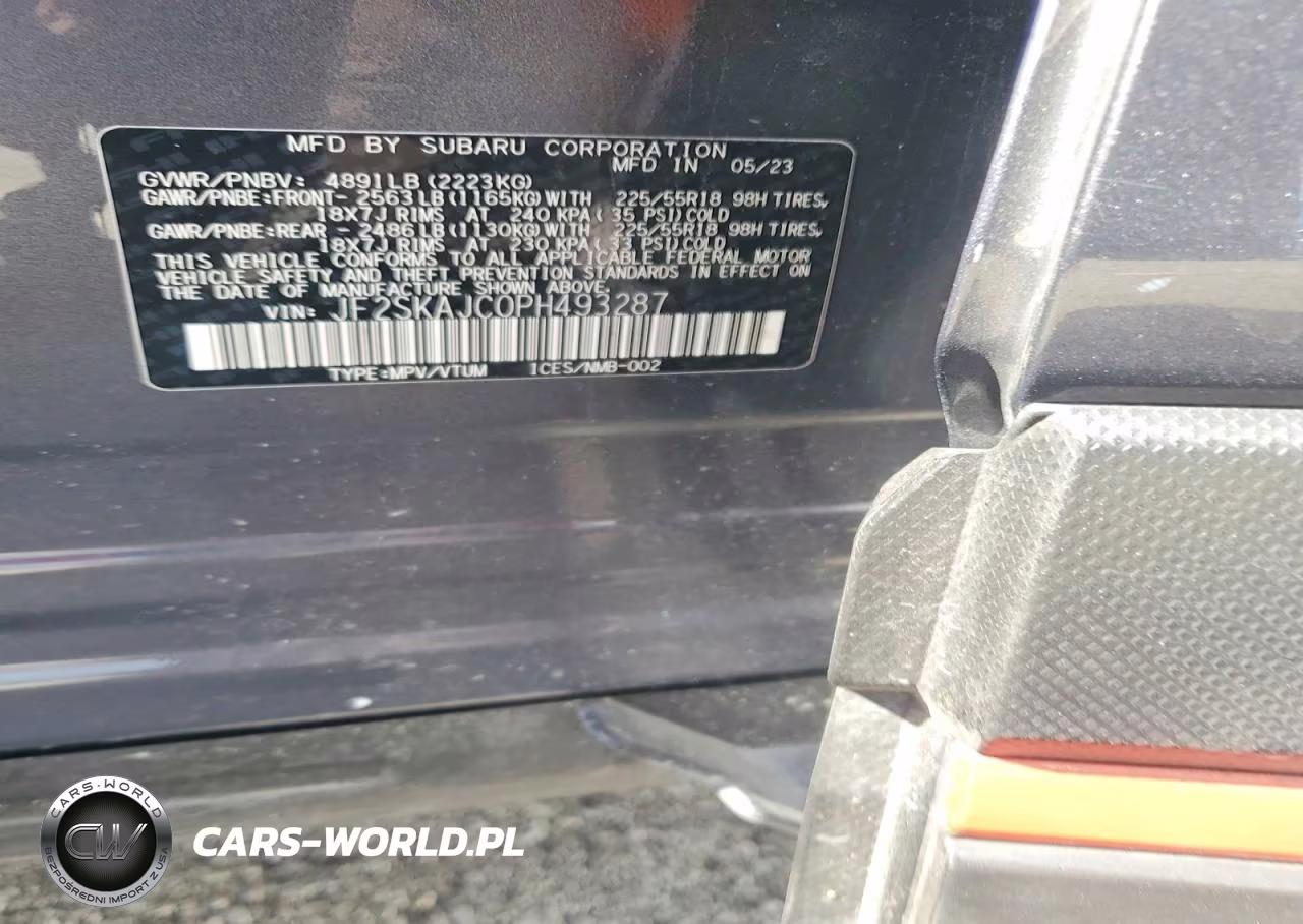 2023 Subaru Forester Sport VIN:JF2SKAJC0PH493287 - 13