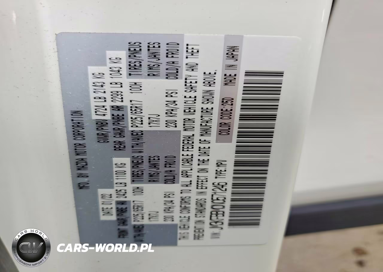 2022 Mazda Cx-5 Select VIN:JM3KFBBM0N0571246 - 14