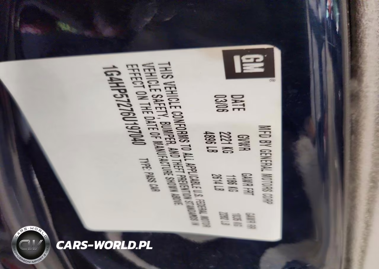 2006 Buick Lucerne Cx VIN:1G4HP57276U197040 - 12