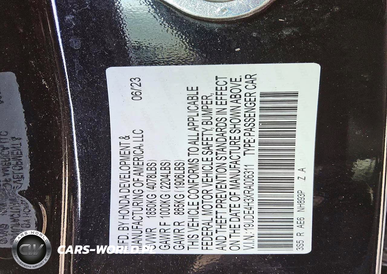2024 Acura Integra A-Spec VIN:19UDE4H3XRA006311 - 12