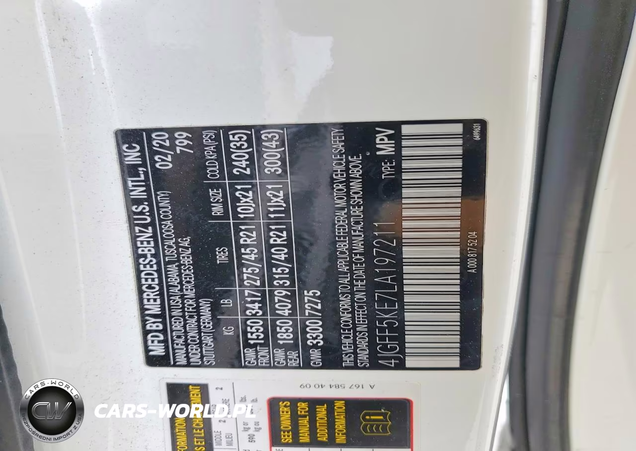2020 Mercedes-Benz Gls 450 4Matic VIN:4JGFF5KE7LA197211 - 13