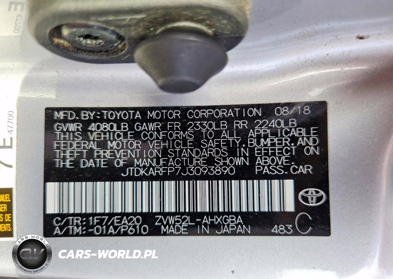 2018 Toyota Prius Prime Advanced VIN:JTDKARFP7J3093890 - 12