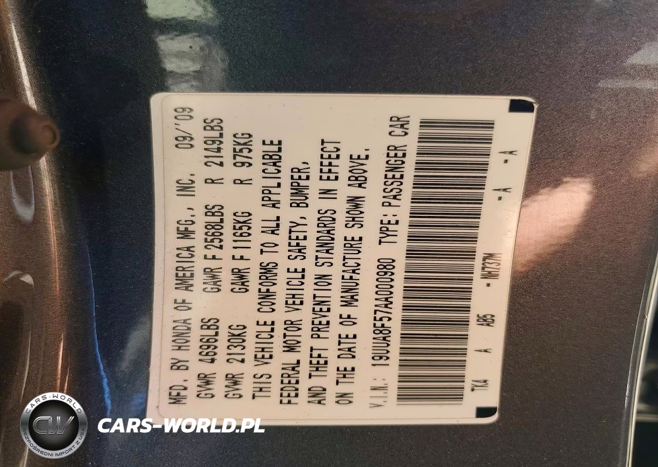 2010 Acura Tl VIN:19UUA8F57AA000980 - 12