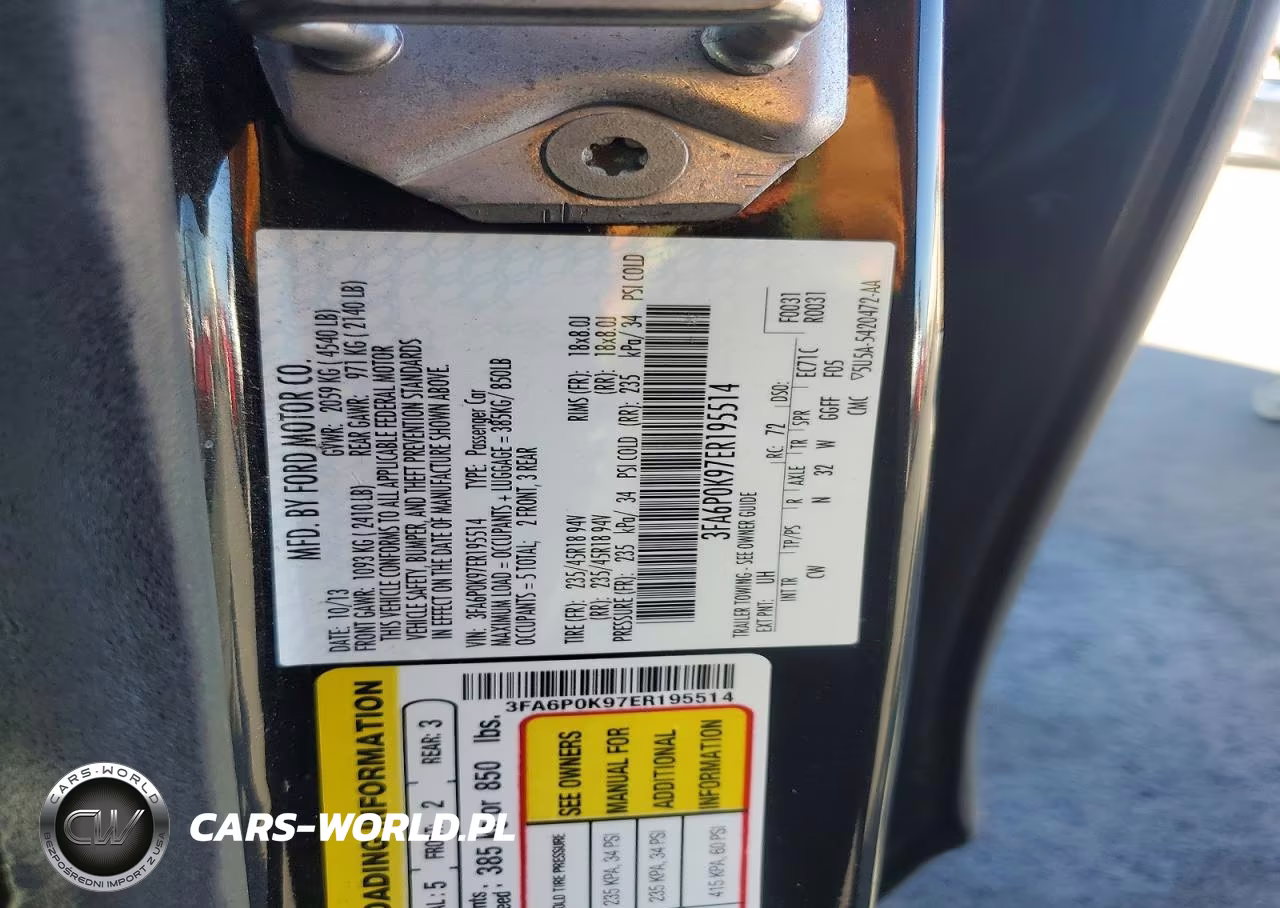 2014 Ford Fusion Titanium VIN:3FA6P0K97ER195514 - 12