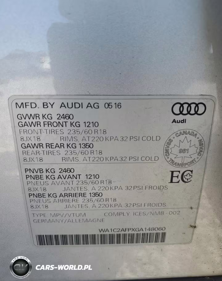 2016 Audi Q5 Premium VIN:WA1C2AFPXGA148060 - 13
