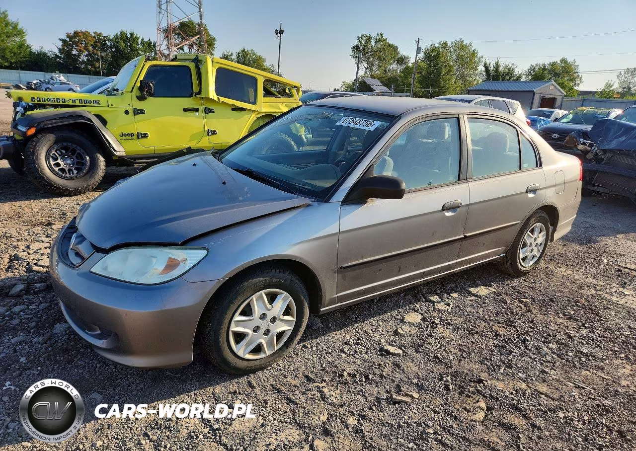2005 Honda Civic Dx Vp VIN:2HGES16385H562935 - 1