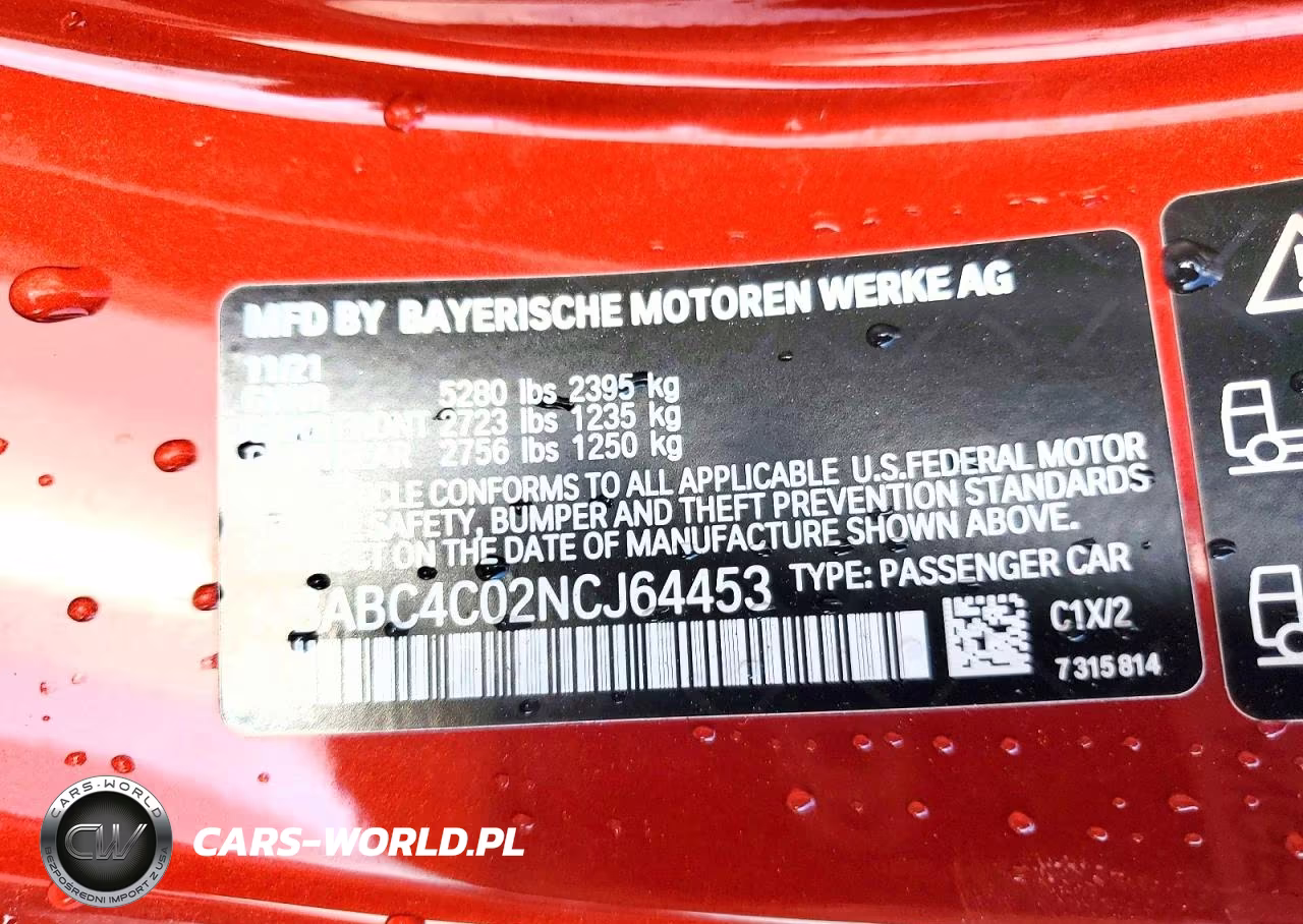 2022 BMW M850Xi VIN:WBABC4C02NCJ64453 - 13
