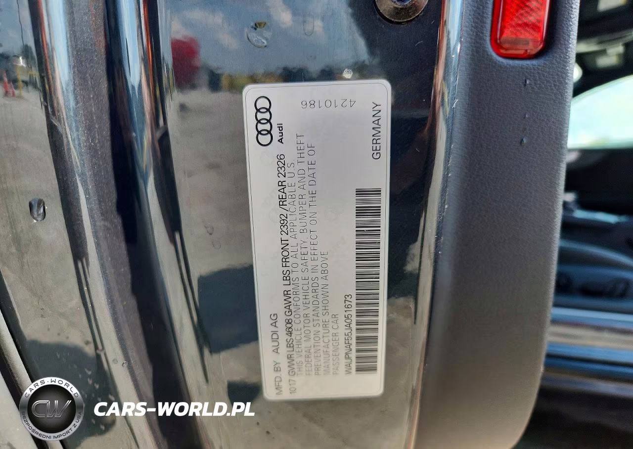 2018 Audi A5 Premium Plus VIN:WAUPNAF55JA051673 - 12