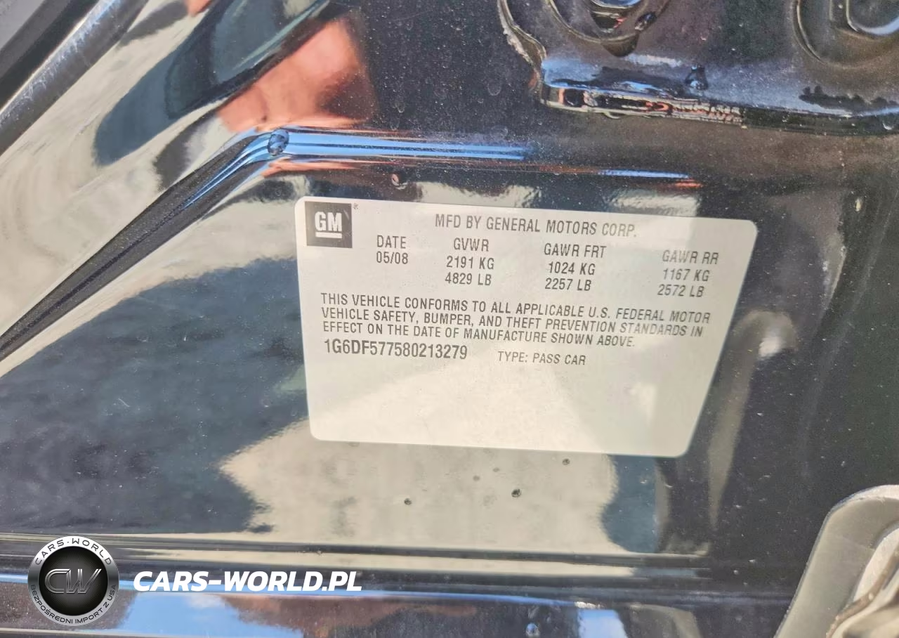 2008 Cadillac Cts VIN:1G6DF577580213279 - 12