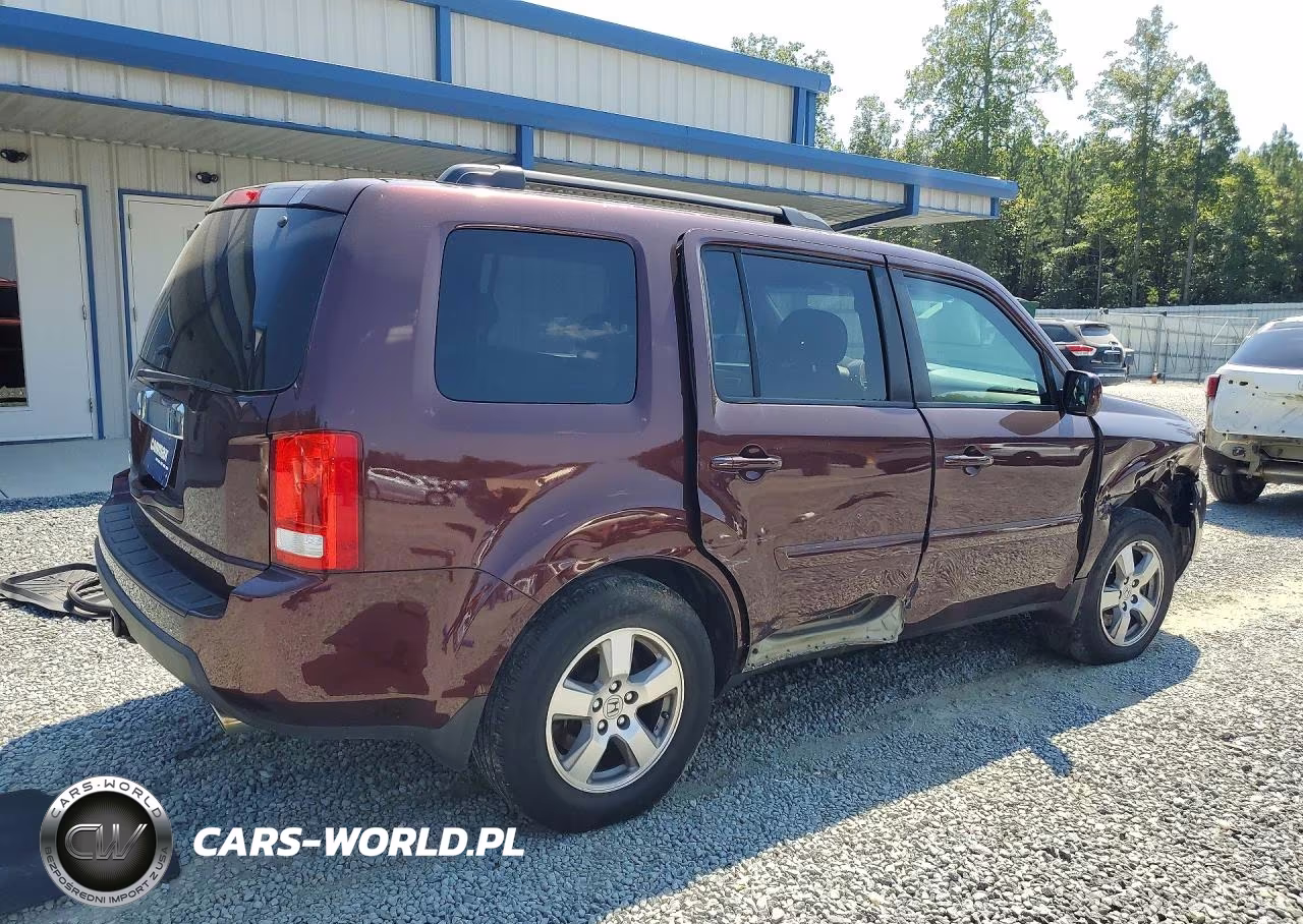 2011 Honda Pilot Exl VIN:5FNYF3H53BB050365 - 3