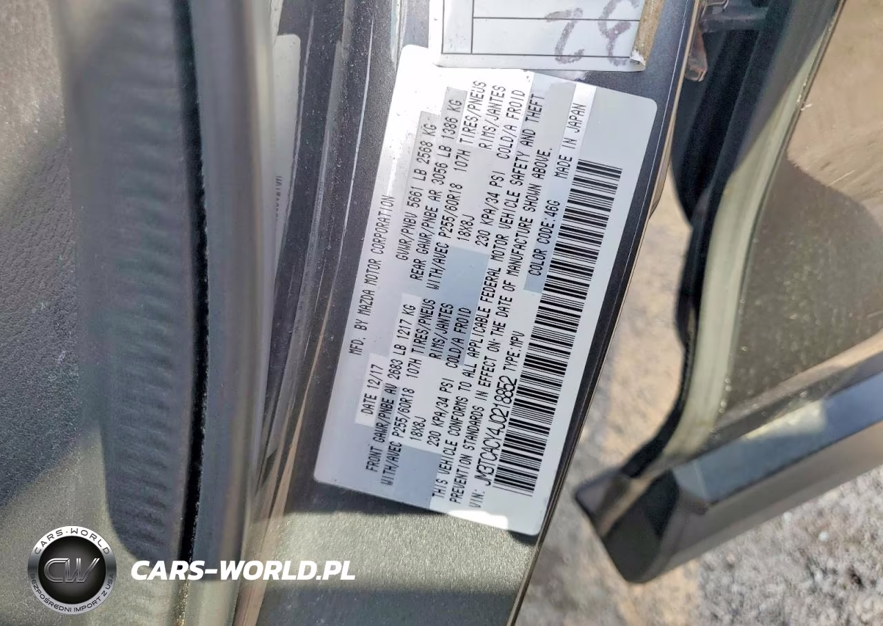 2018 Mazda Cx-9 Touring VIN:JM3TCACY4J0218852 - 13
