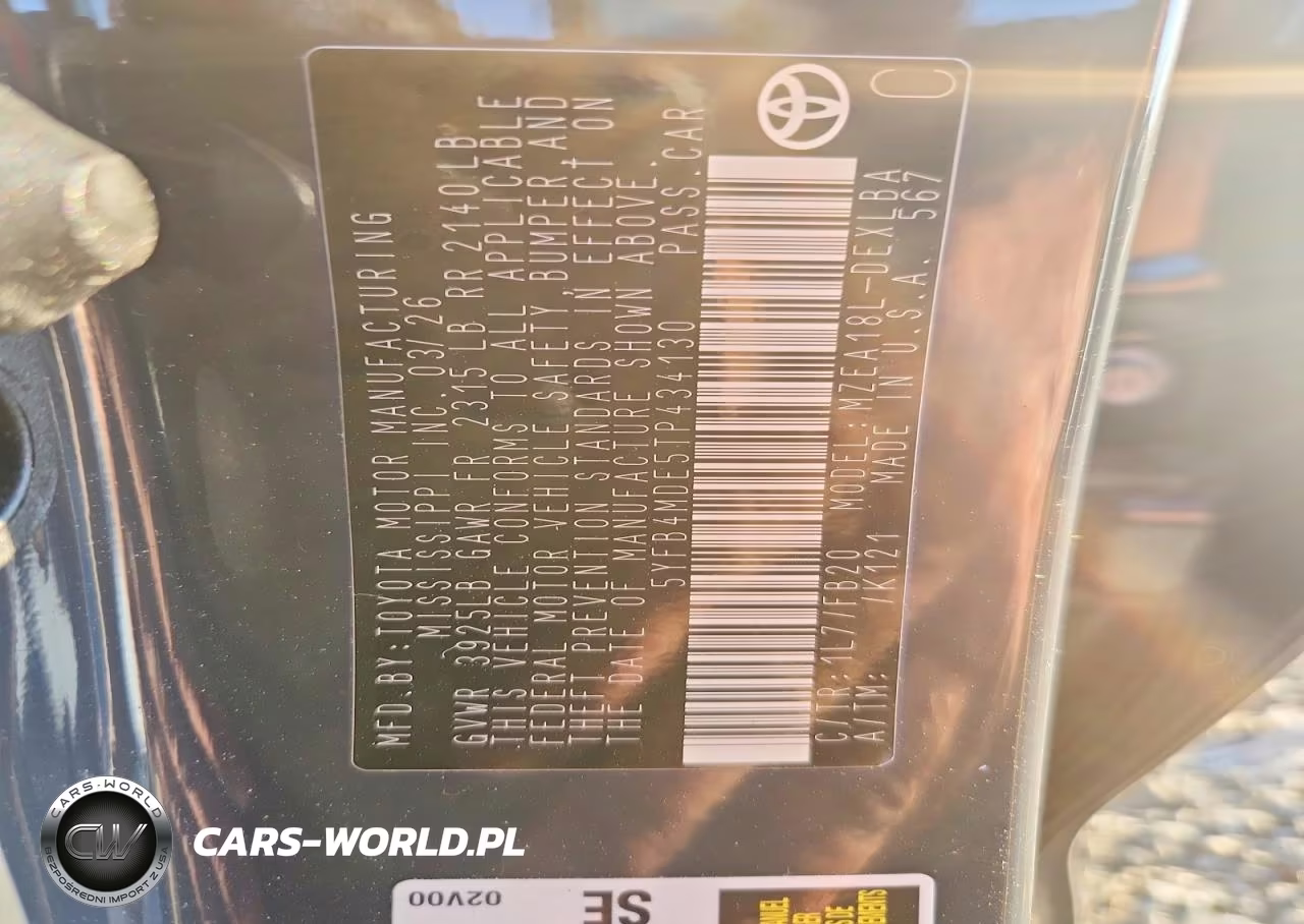 2026 Toyota Corolla Le VIN:5YFB4MDE5TP434130 - 13