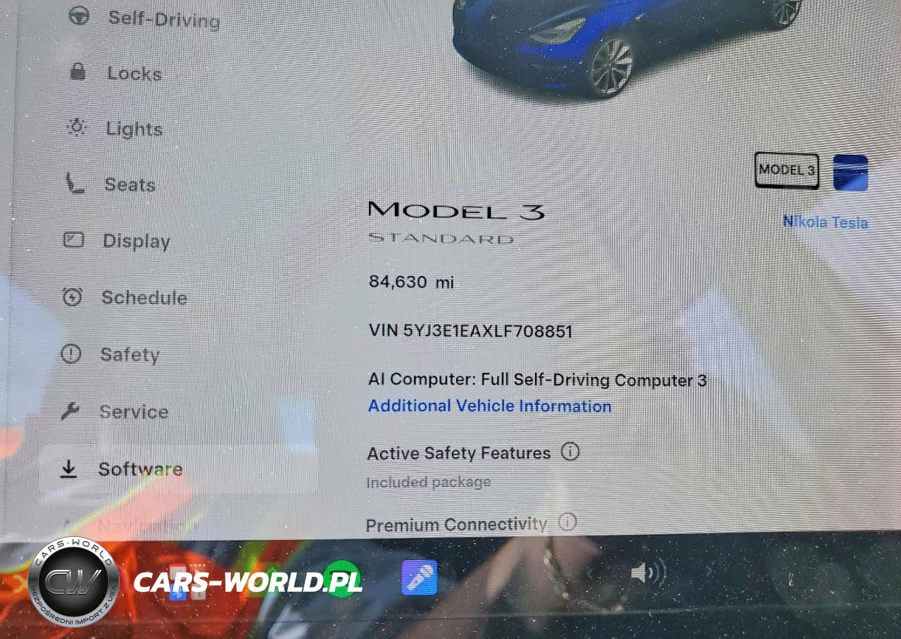 2020 Tesla Model 3 VIN:5YJ3E1EAXLF708851 - 9