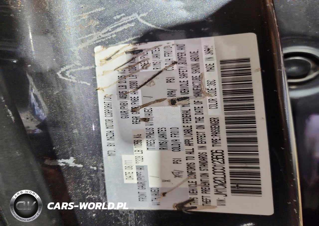 2012 Mazda 5 VIN:JM1CW2CL0C0123606 - 12