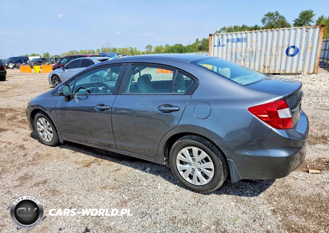 2012 Honda Civic Lx VIN:19XFB2F5XCE107958 - 2