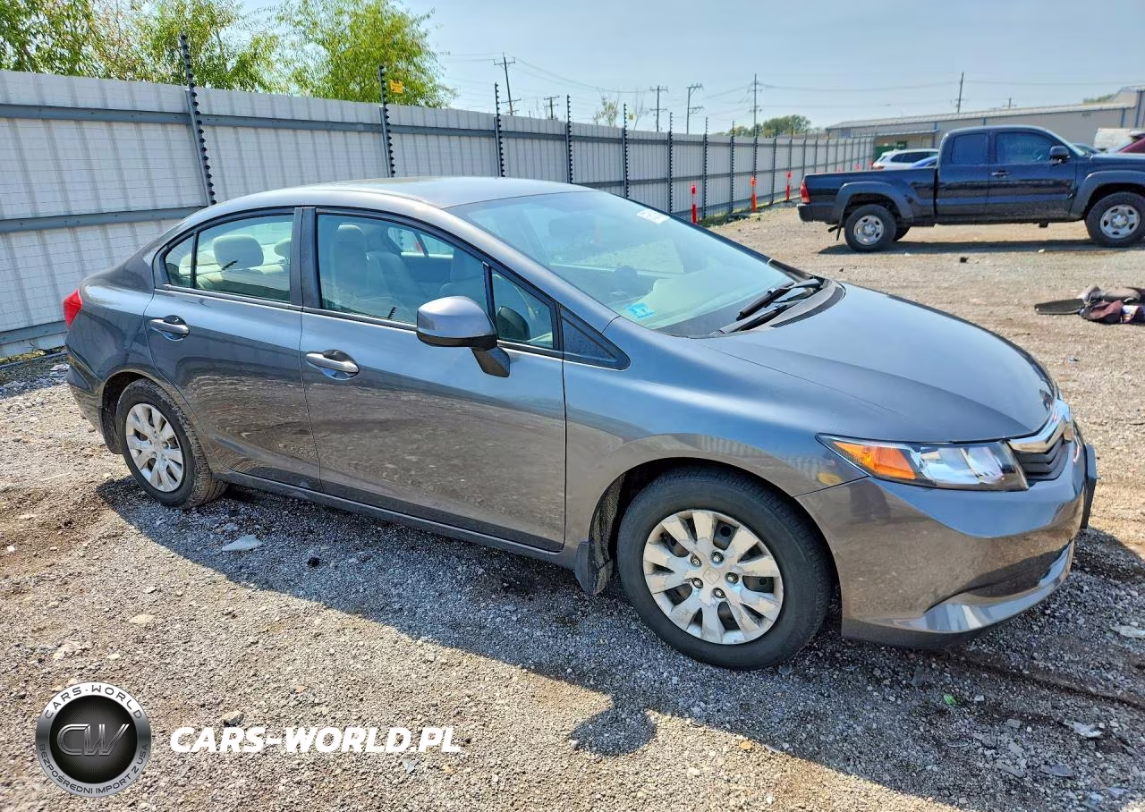 2012 Honda Civic Lx VIN:19XFB2F5XCE107958 - 4