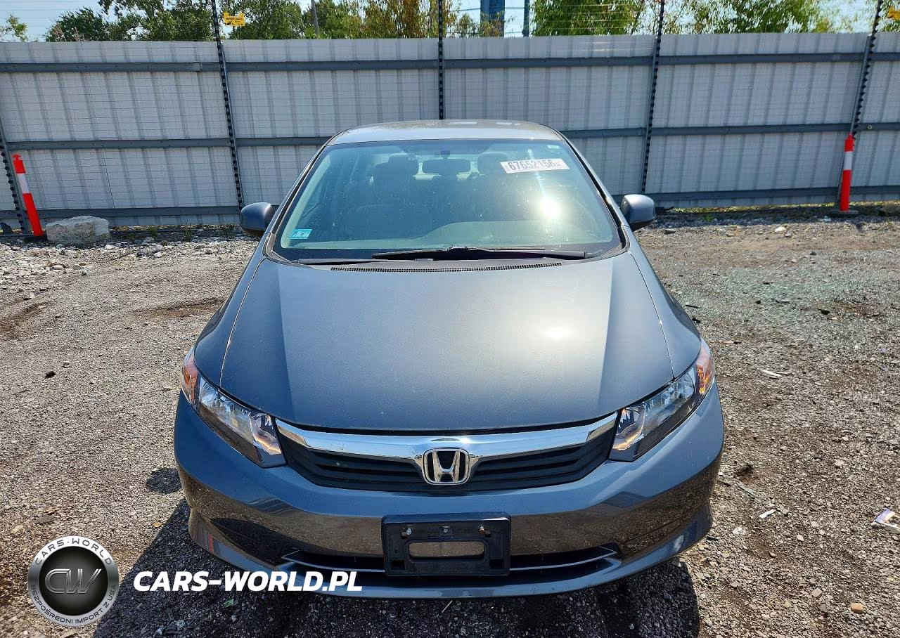 2012 Honda Civic Lx VIN:19XFB2F5XCE107958 - 5