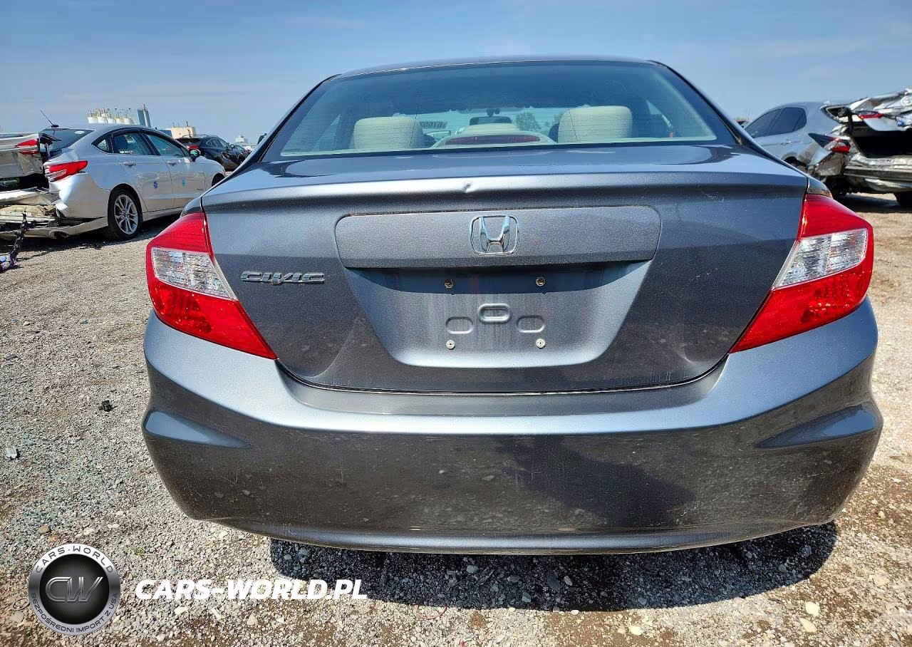 2012 Honda Civic Lx VIN:19XFB2F5XCE107958 - 6
