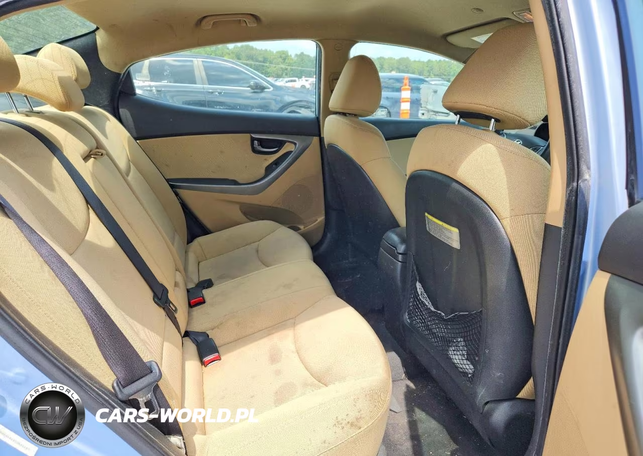 2012 Hyundai Elantra Gls VIN:KMHDH4AEXCU466281 - 10