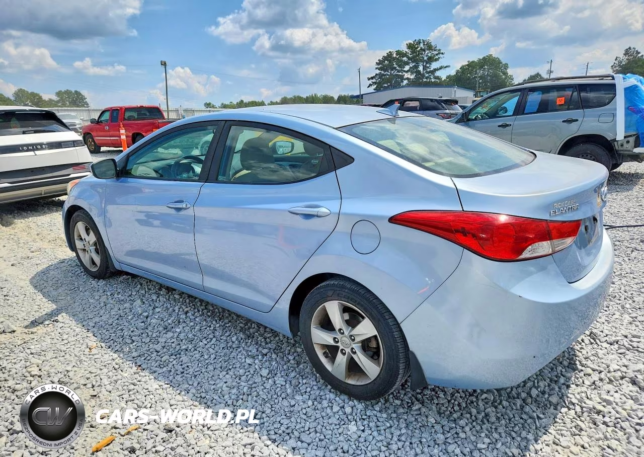 2012 Hyundai Elantra Gls VIN:KMHDH4AEXCU466281 - 2
