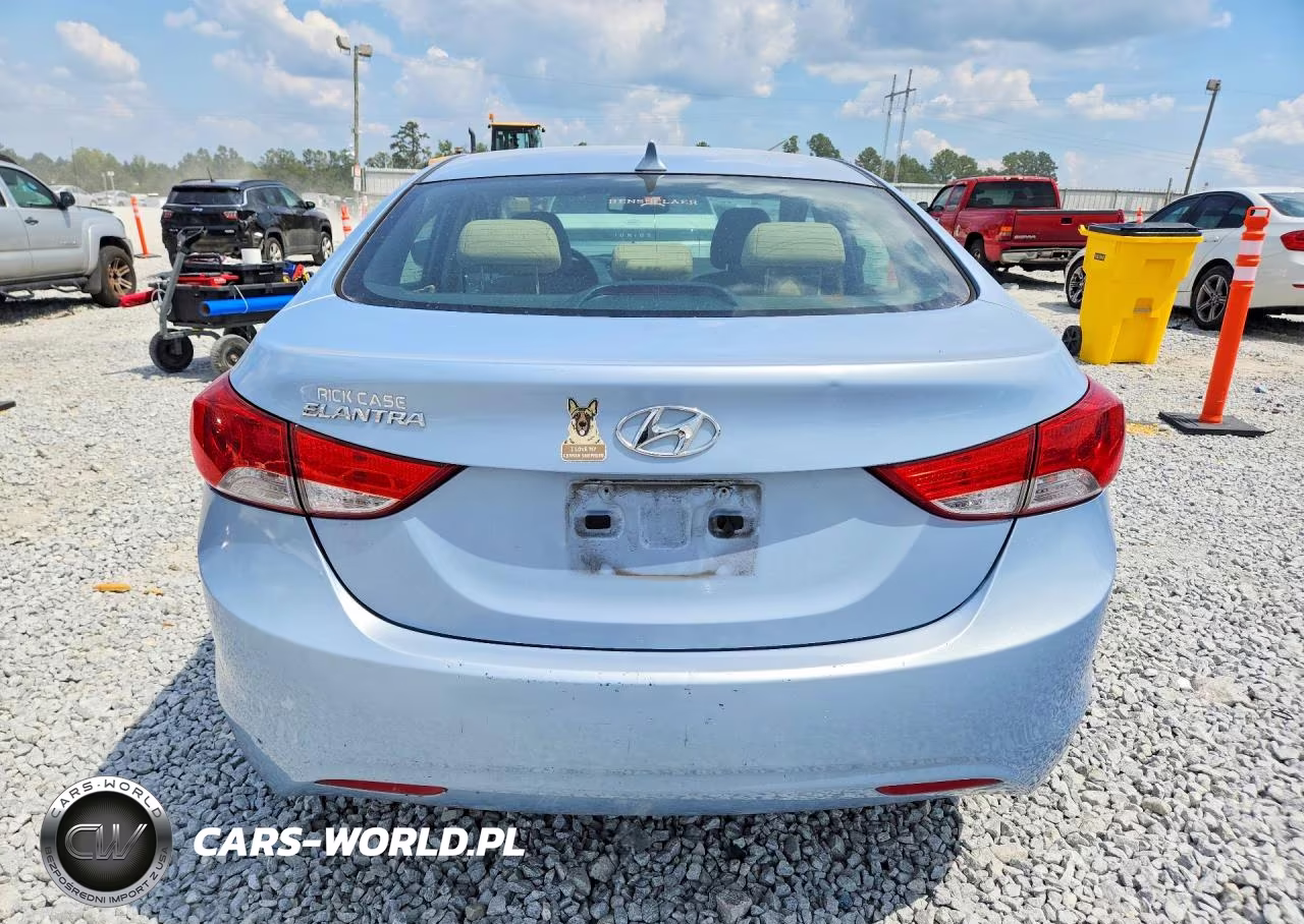 2012 Hyundai Elantra Gls VIN:KMHDH4AEXCU466281 - 6