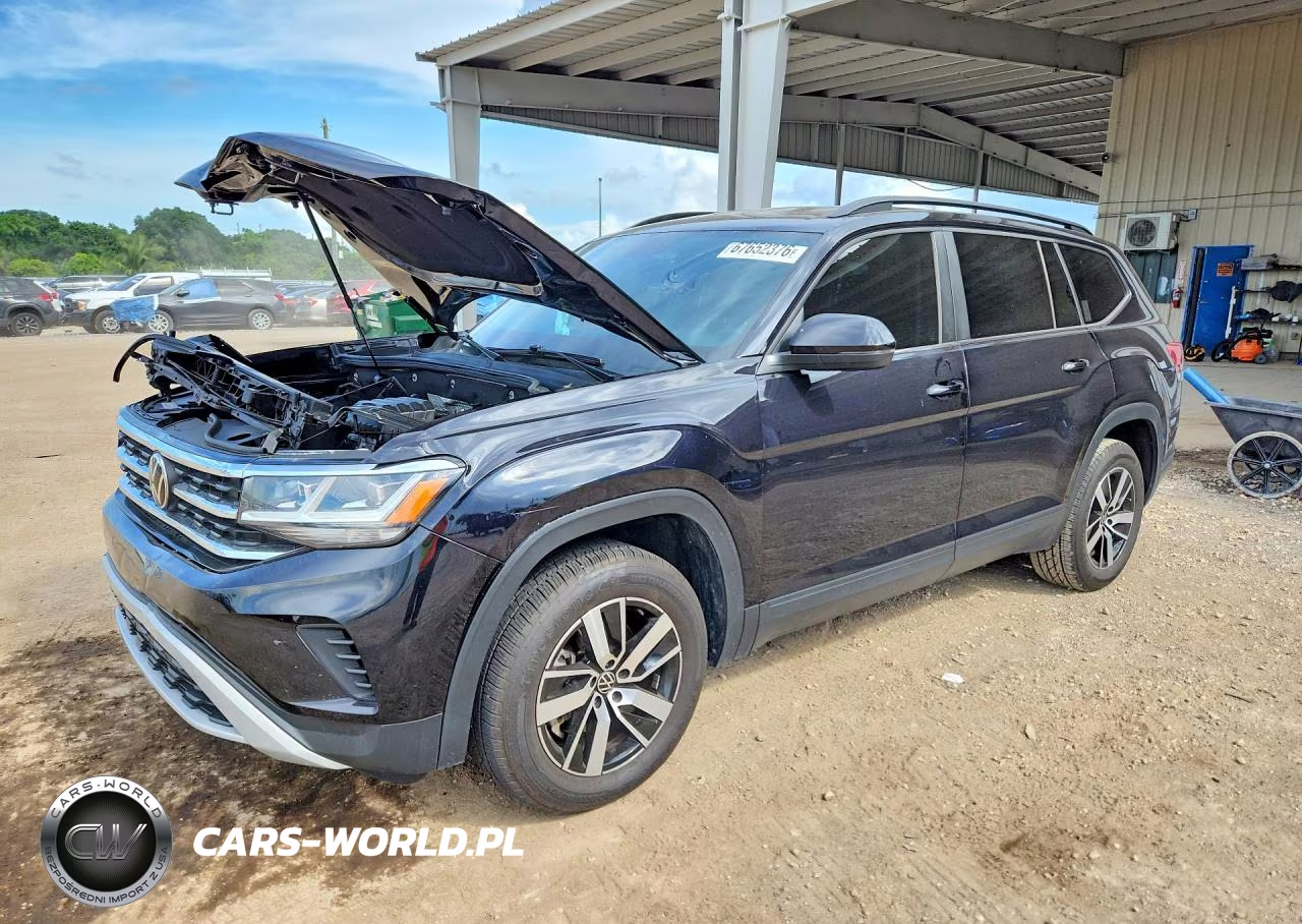 2022 Volkswagen Atlas Se VIN:1V2DP2CA3NC517973 - 1